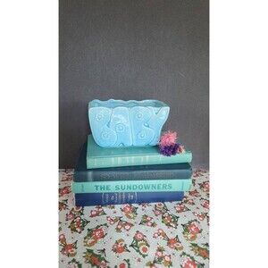 Blue "BABY" Planter Vintage